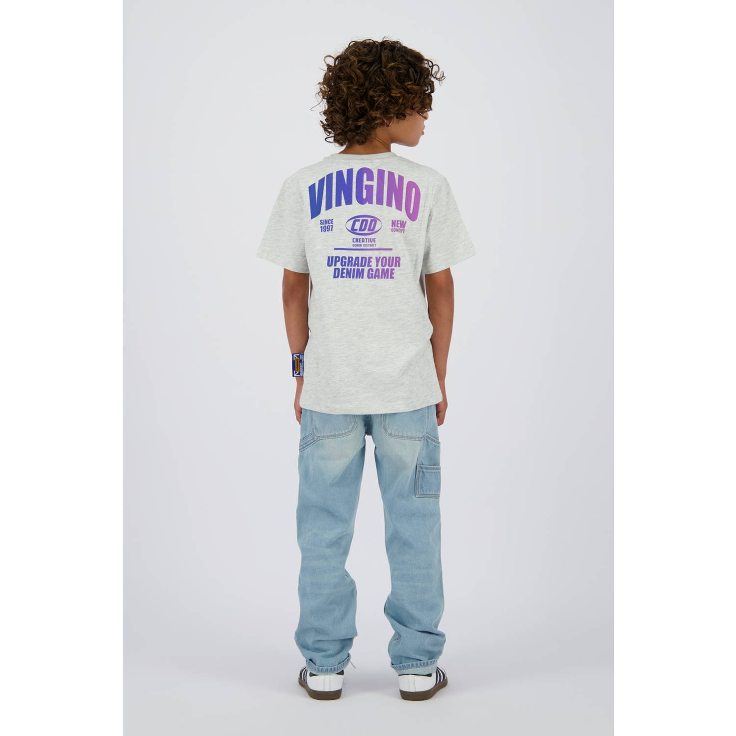 Vingino T-shirt grijs melange