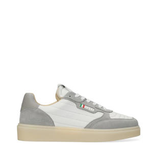 Piemonte Low  leren sneakers grijs/wit
