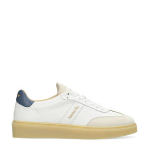 Argentario  leren sneakers wit/lichtbeige