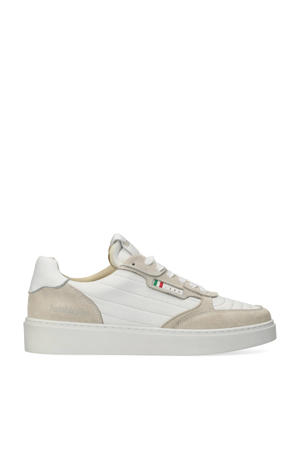 Piemonte Low  leren sneakers beige/wit