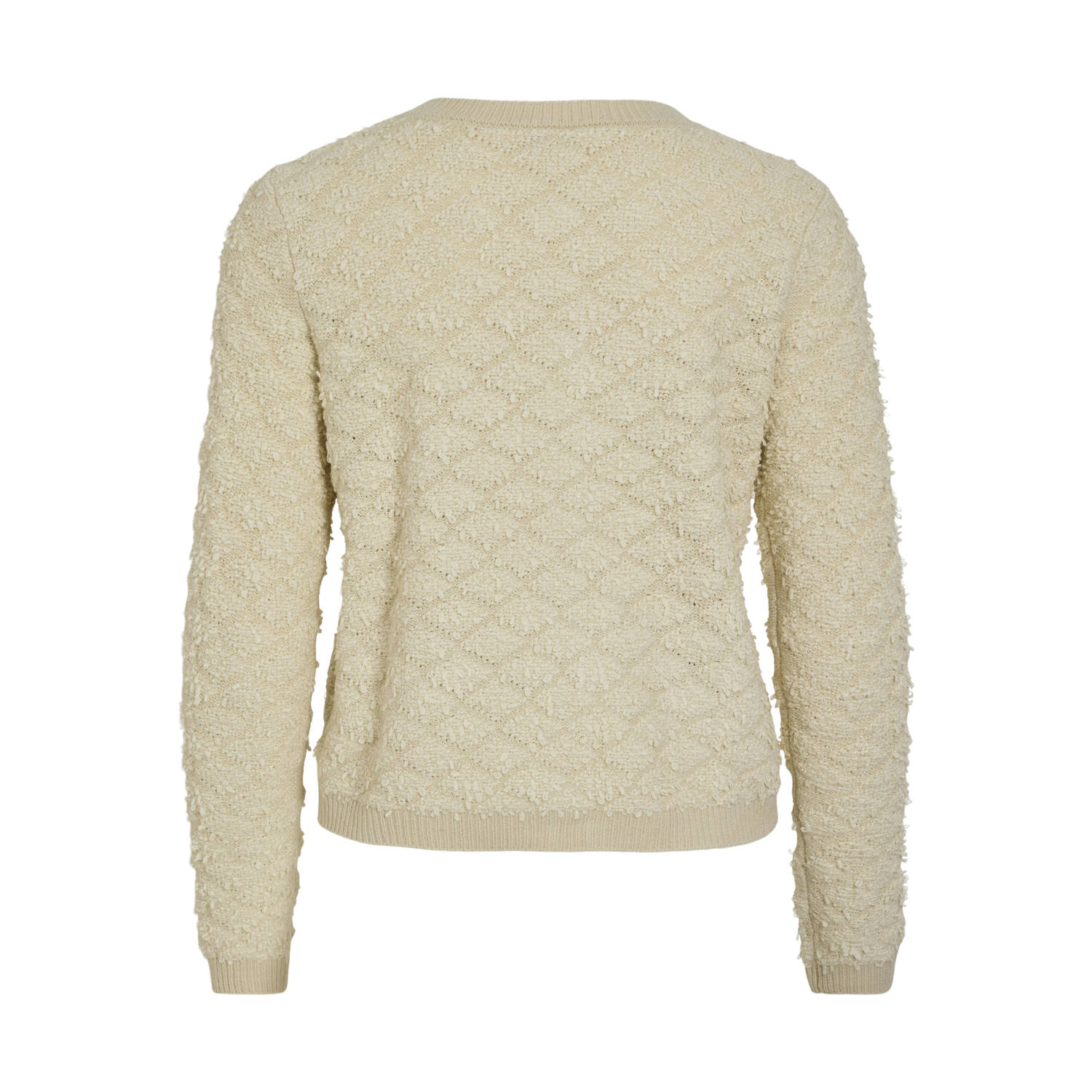 VILA gebreid vest beige