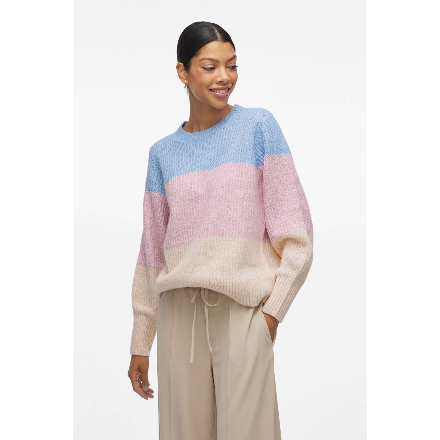 Vila Gebreide pullover met ronde hals model 'POLLIE'