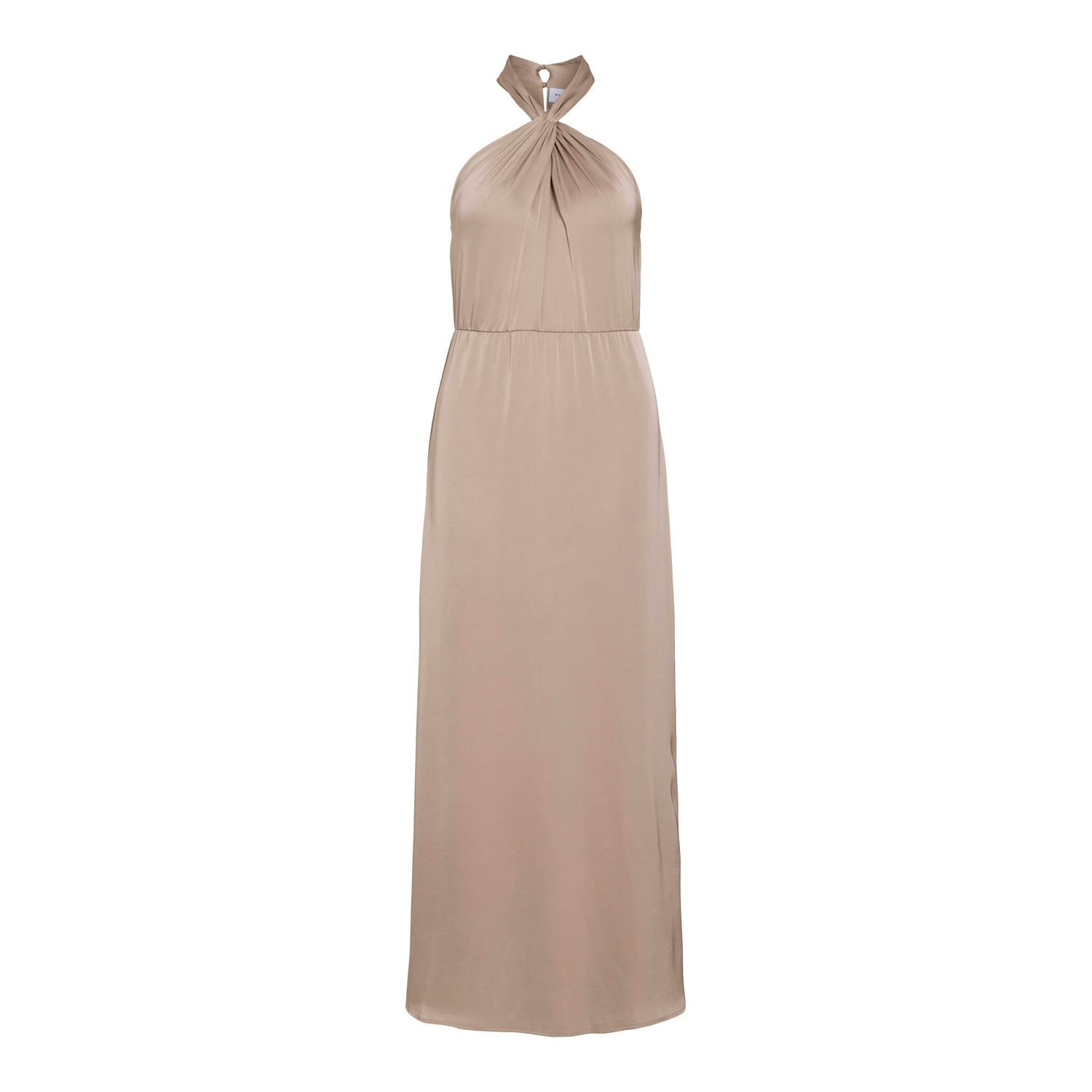 VILA maxi jurk bruin