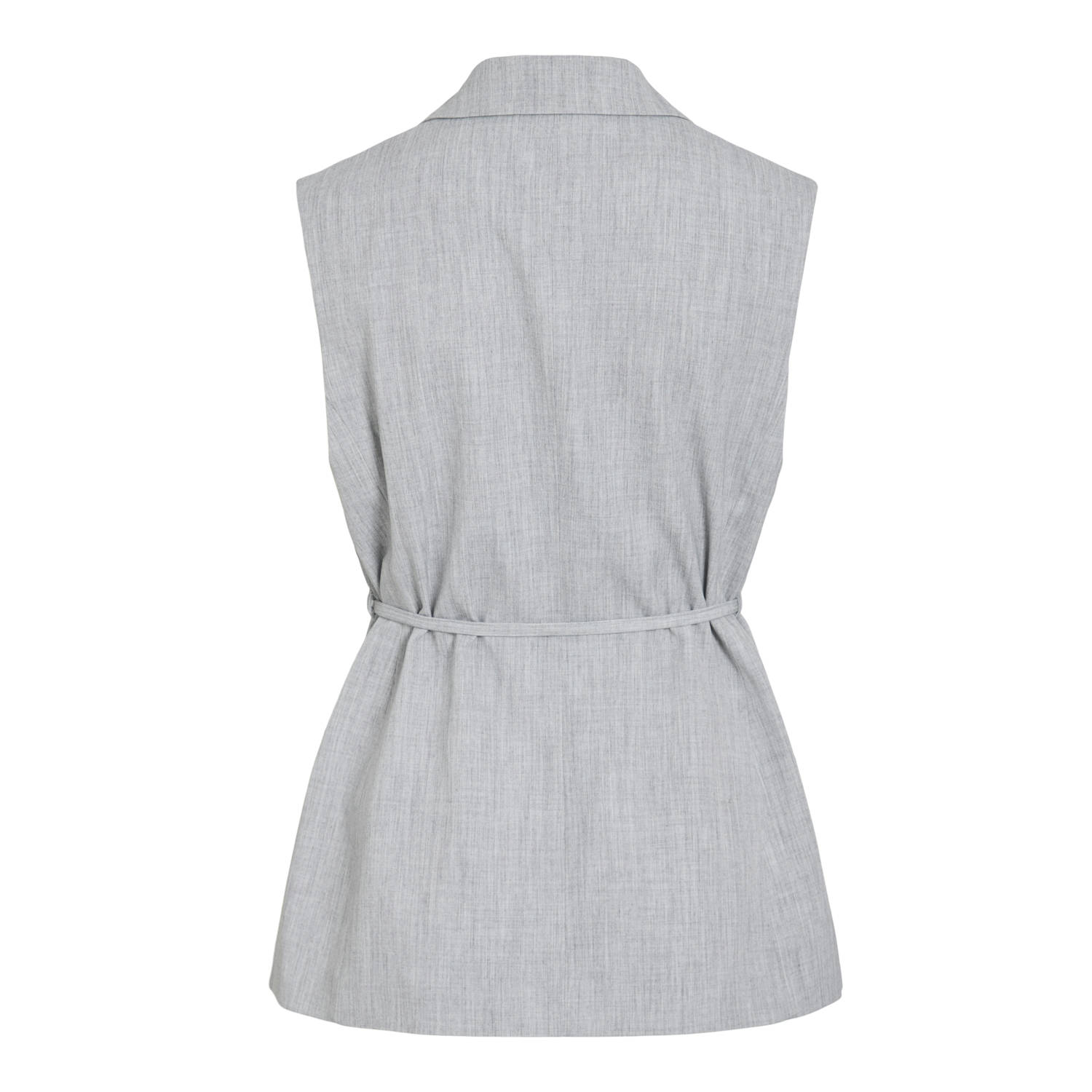 VILA gilet grijs melange
