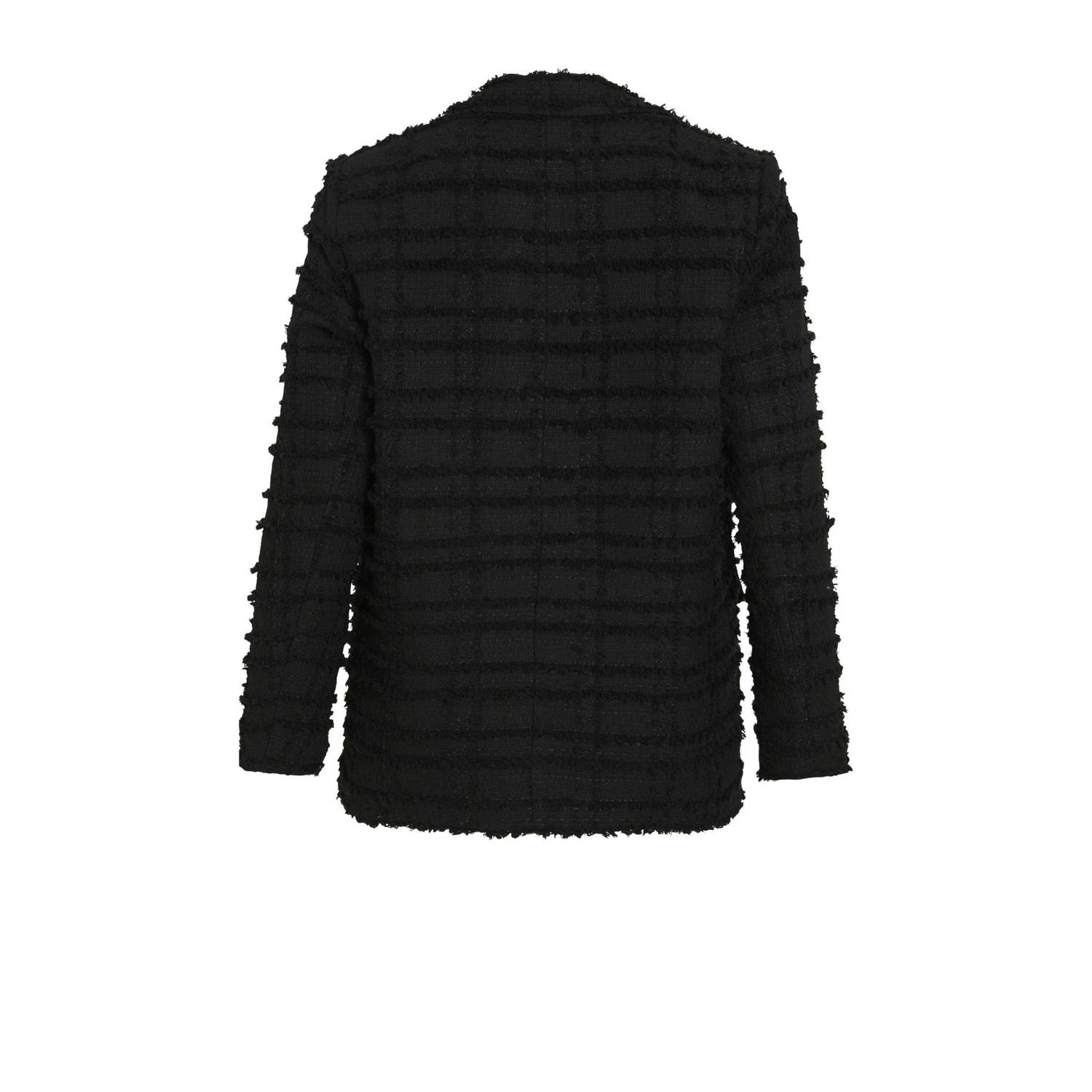 VILA regular blazer zwart