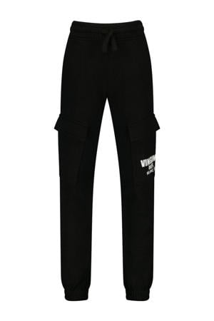 regular cargo broek zwart