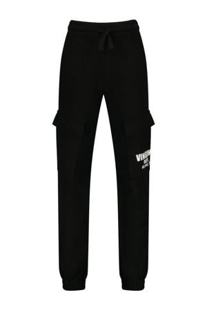 regular cargo broek zwart