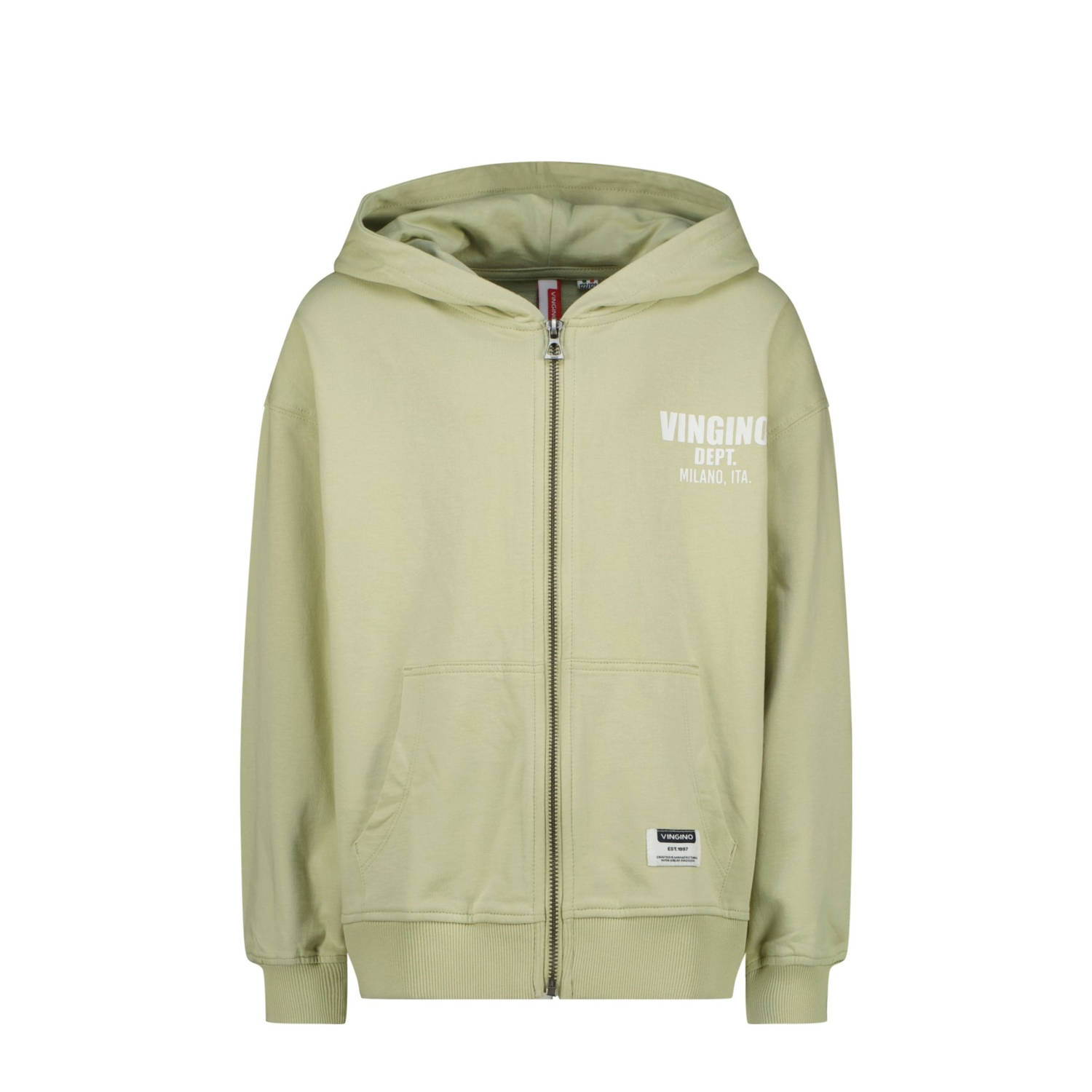 Vingino sweatvest groen