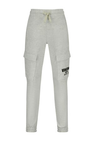 regular cargo broek grijs melange