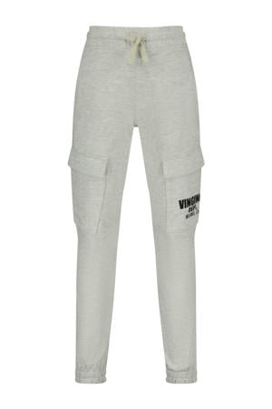 regular cargo broek grijs melange