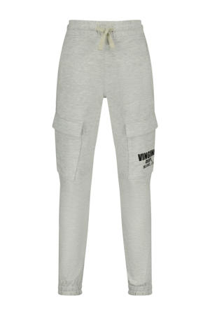 regular cargo broek grijs melange