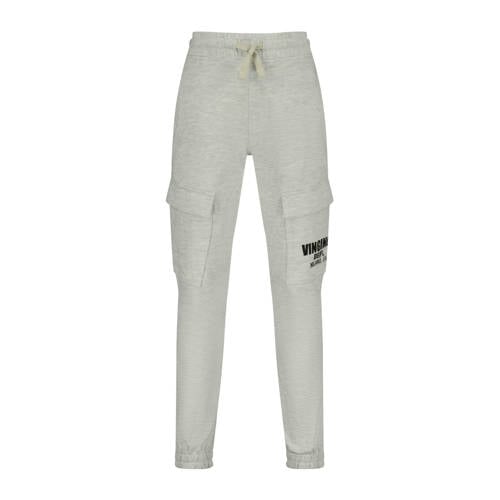 Vingino regular cargo broek grijs melange afbeelding
