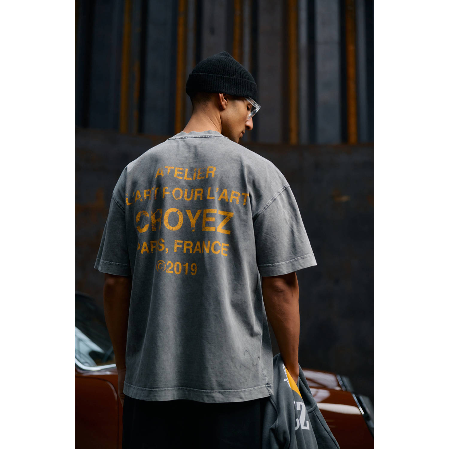Croyez T-shirt grijs