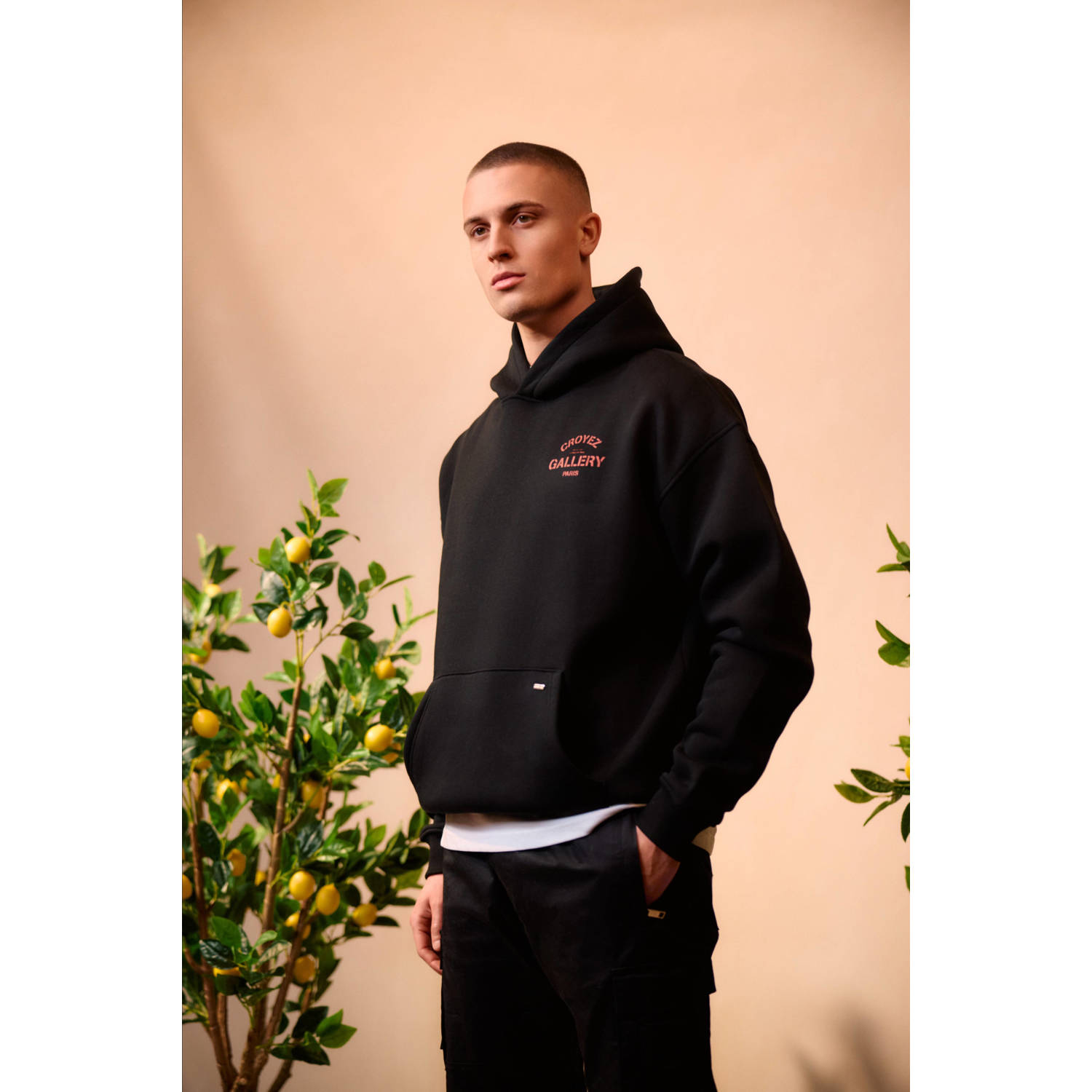 Croyez hoodie zwart
