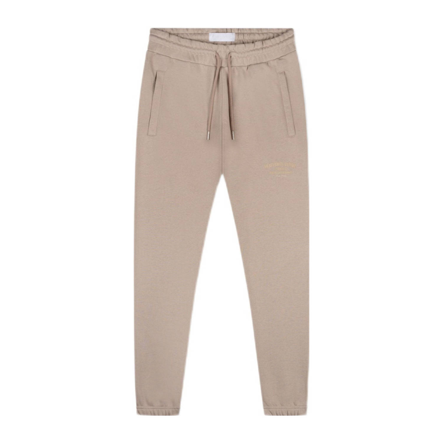 Croyez regular joggingbroek beige