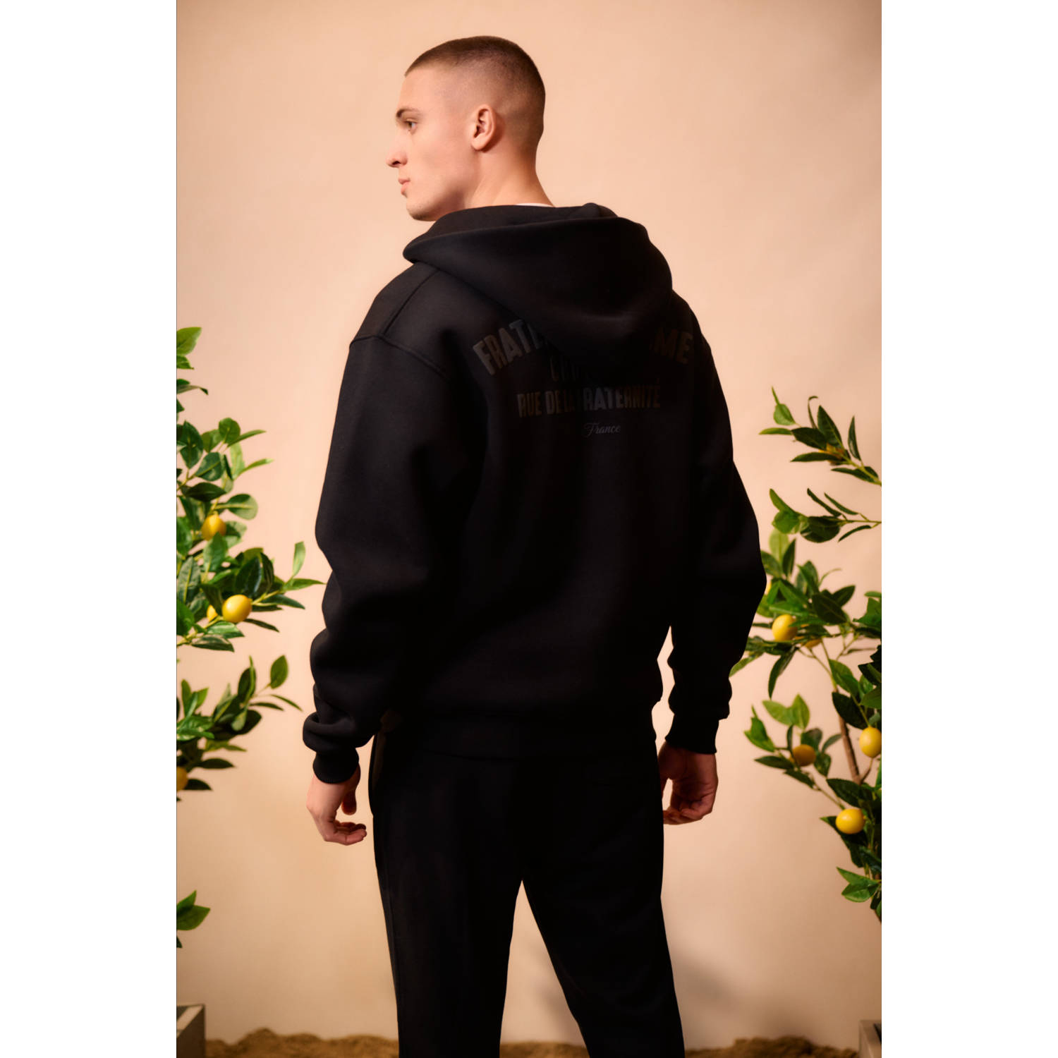 Croyez hoodie zwart