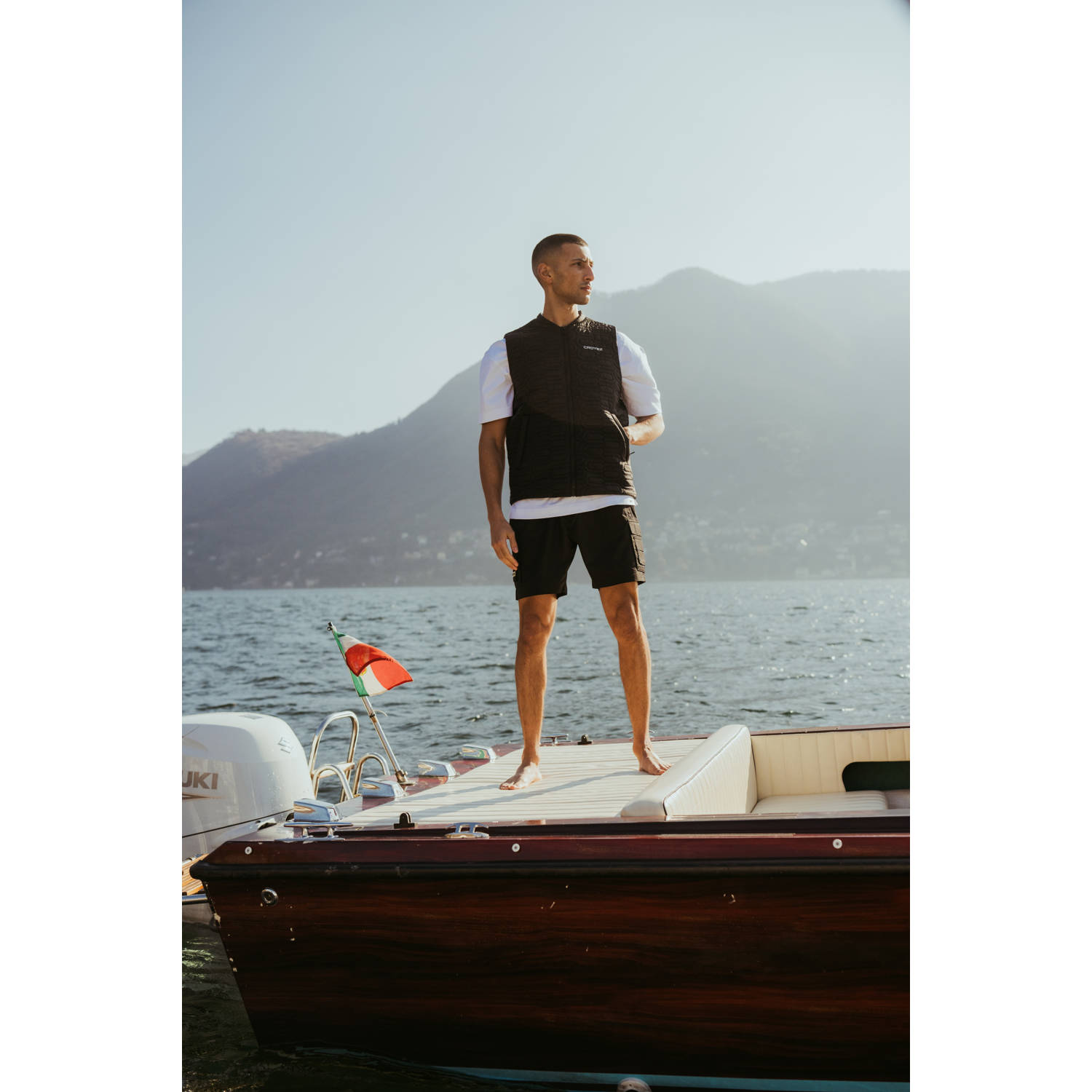Croyez regular cargo short zwart