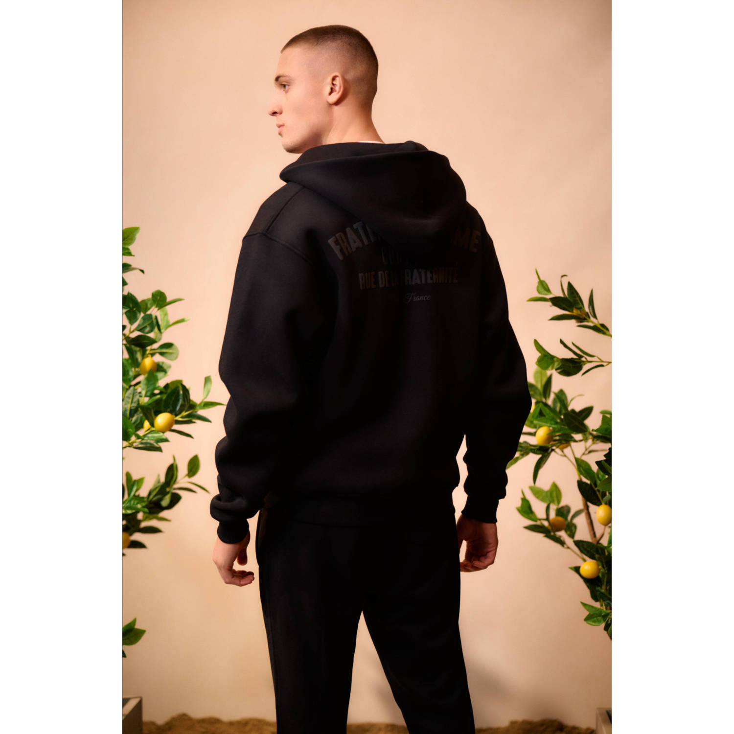 Croyez sweatvest zwart