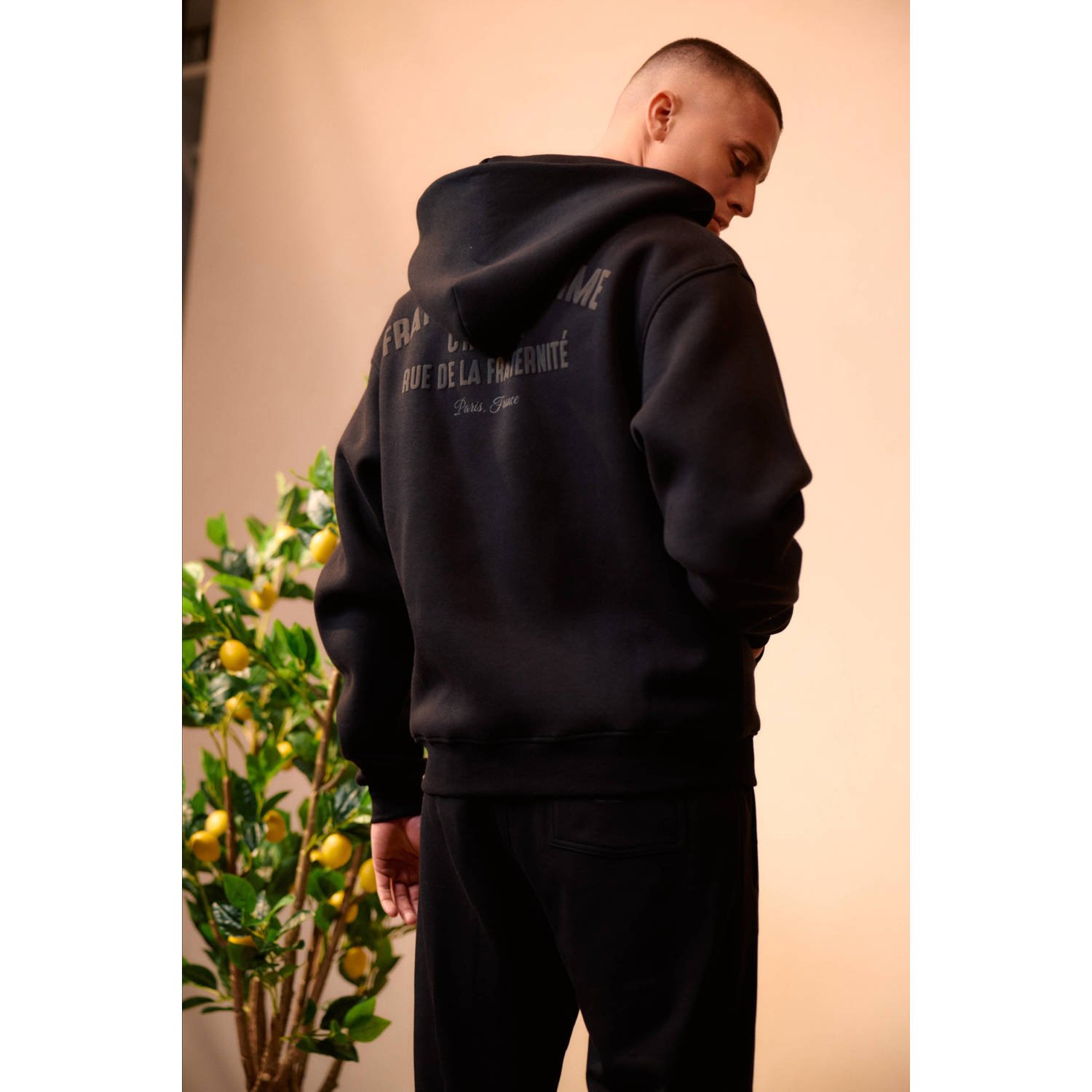 Croyez sweatvest zwart