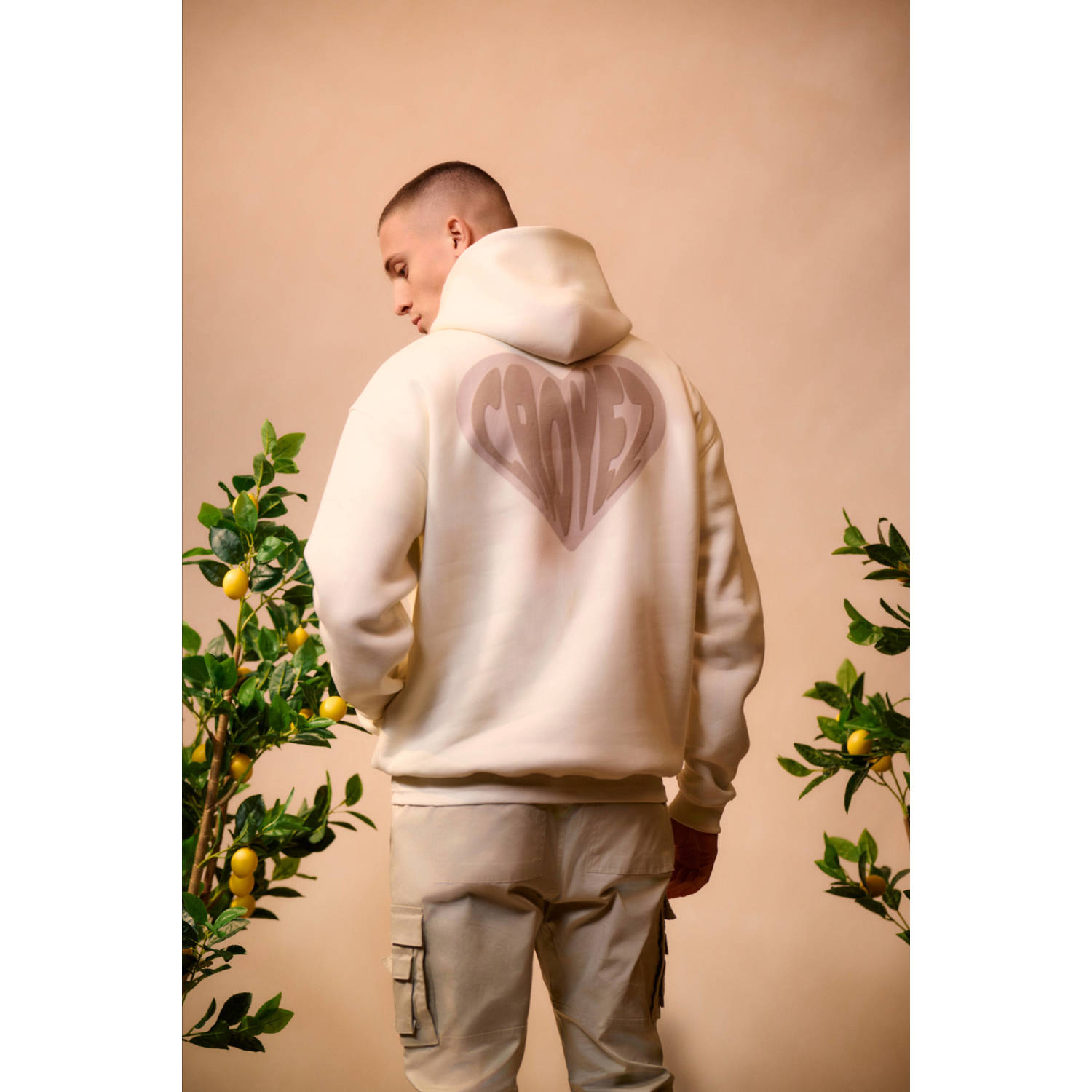 Croyez hoodie ecru