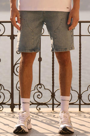 denim regular short blauw
