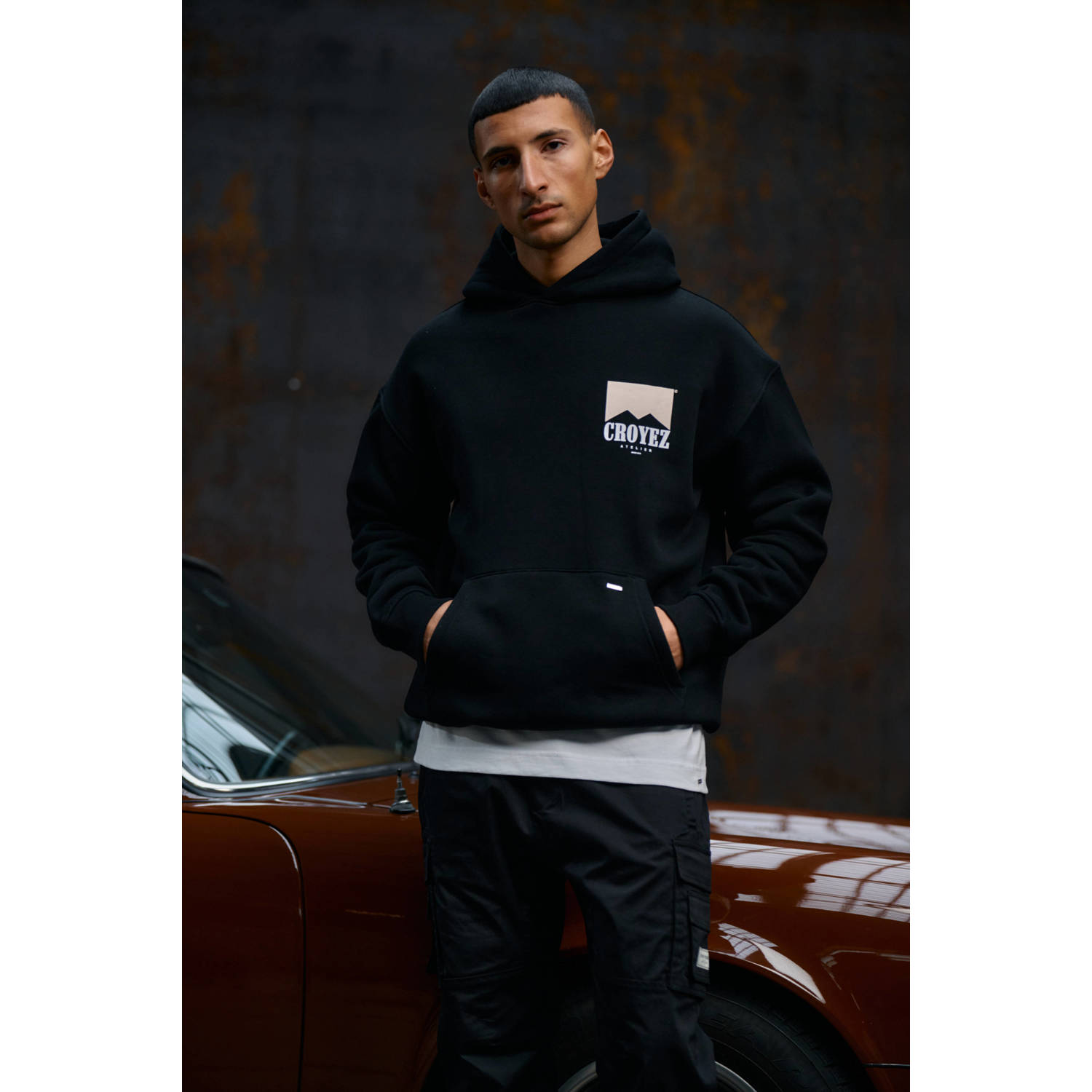 Croyez hoodie zwart