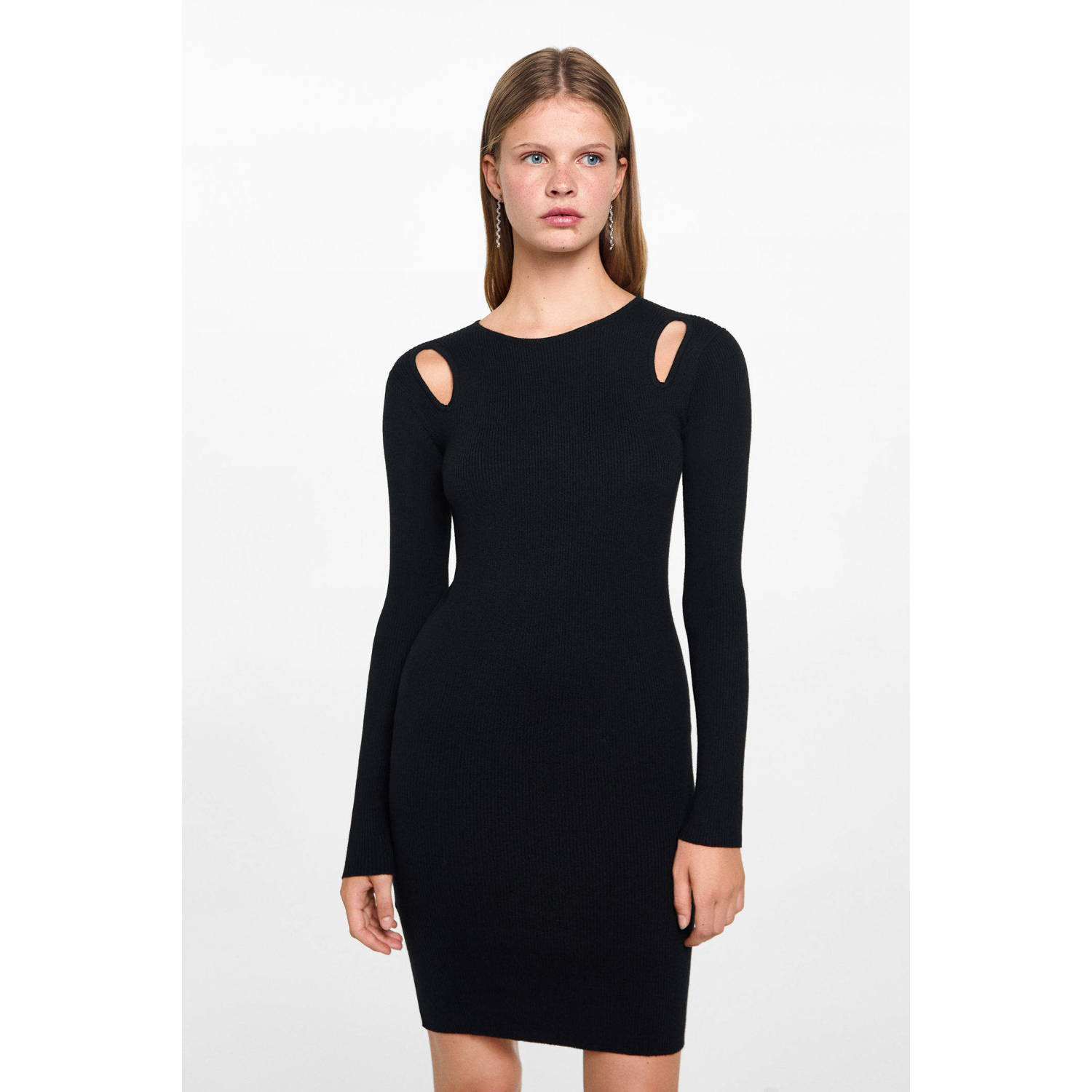 MANGO TEEN little black dress zwart