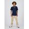 Vingino loose fit cargo broek beige