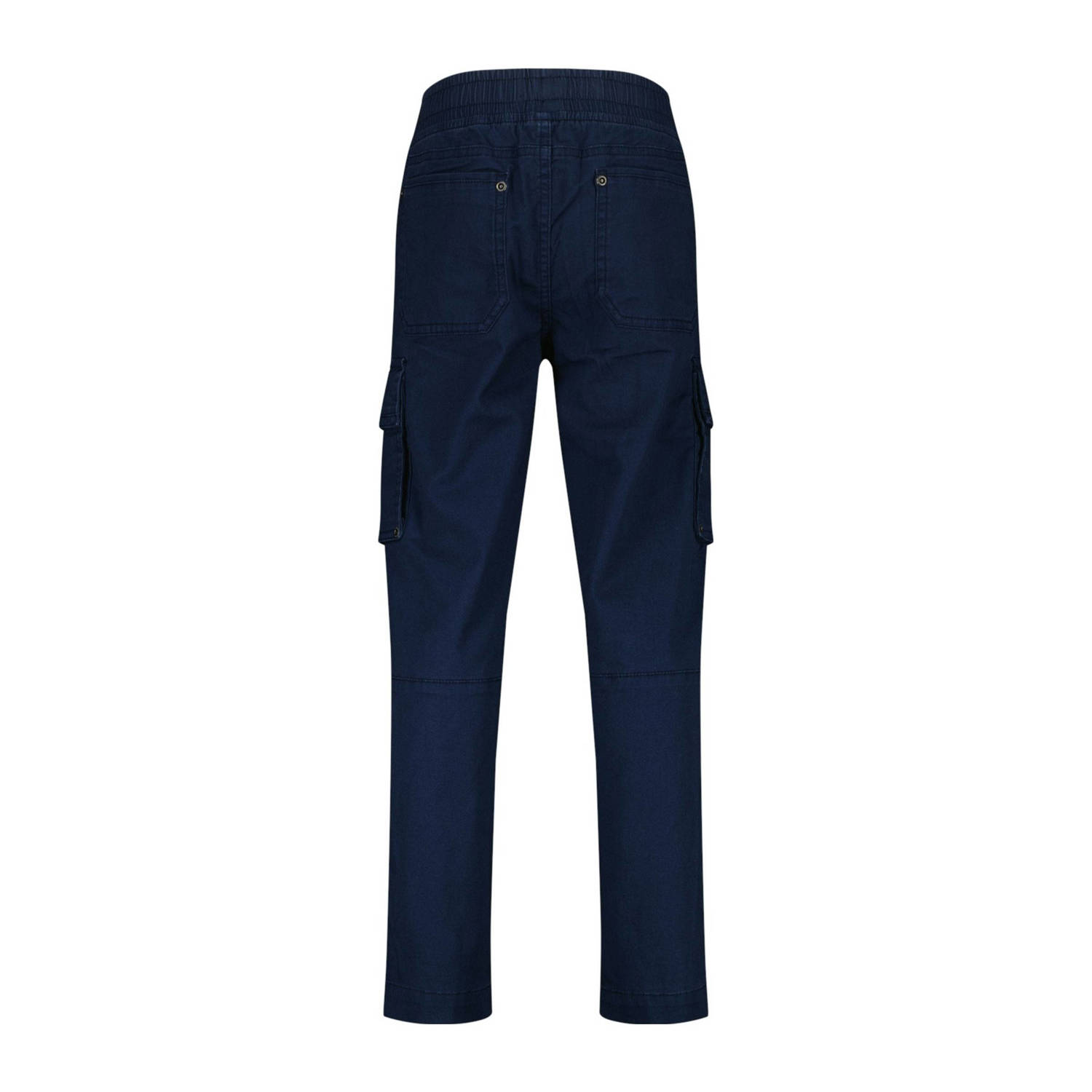 Vingino loose fit cargo jeans donkerblauw
