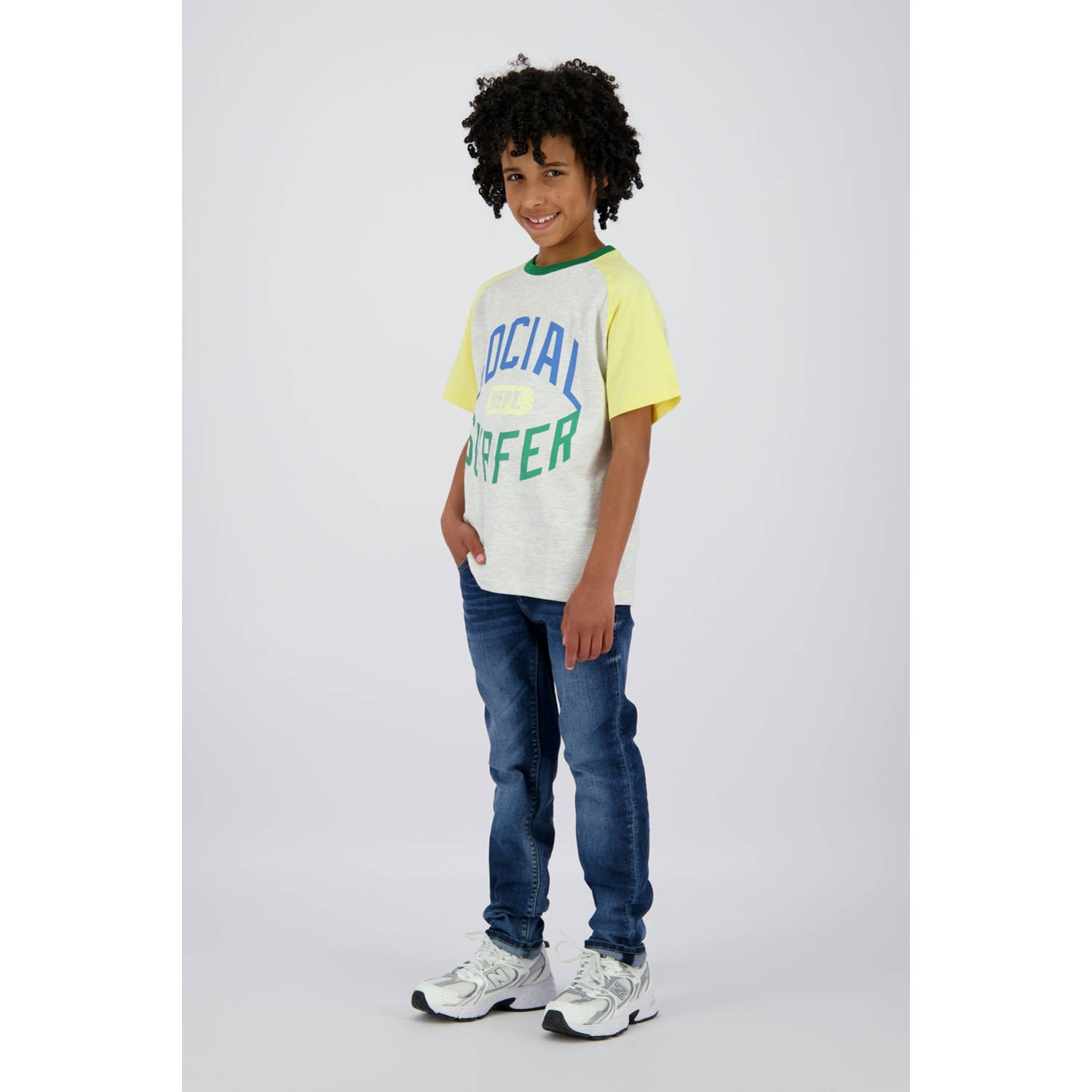 Vingino slim fit jeans dark blue denim