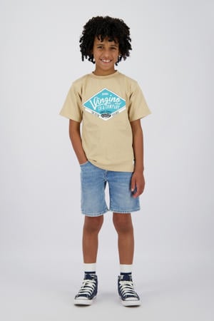 regular short medium blue denim