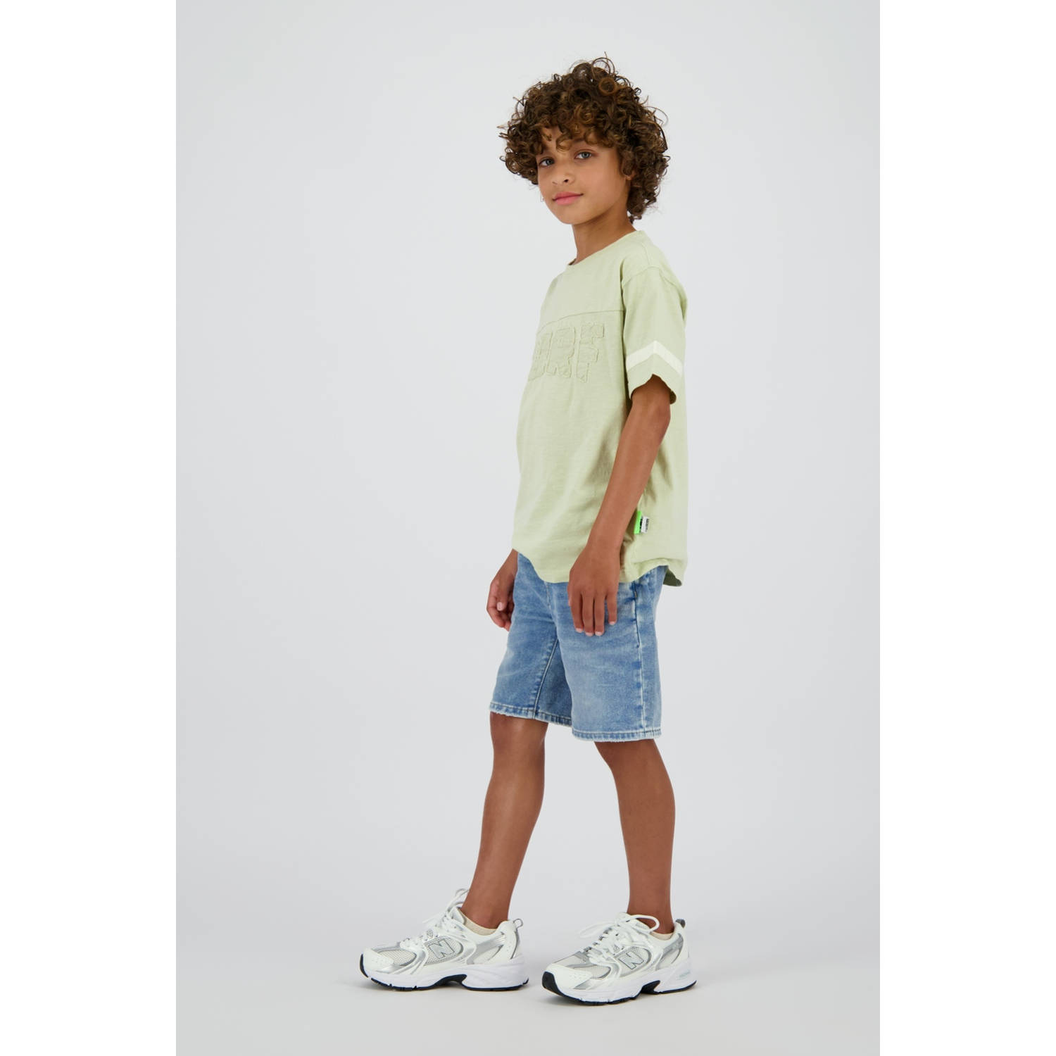 Vingino regular denim short dark blue denim