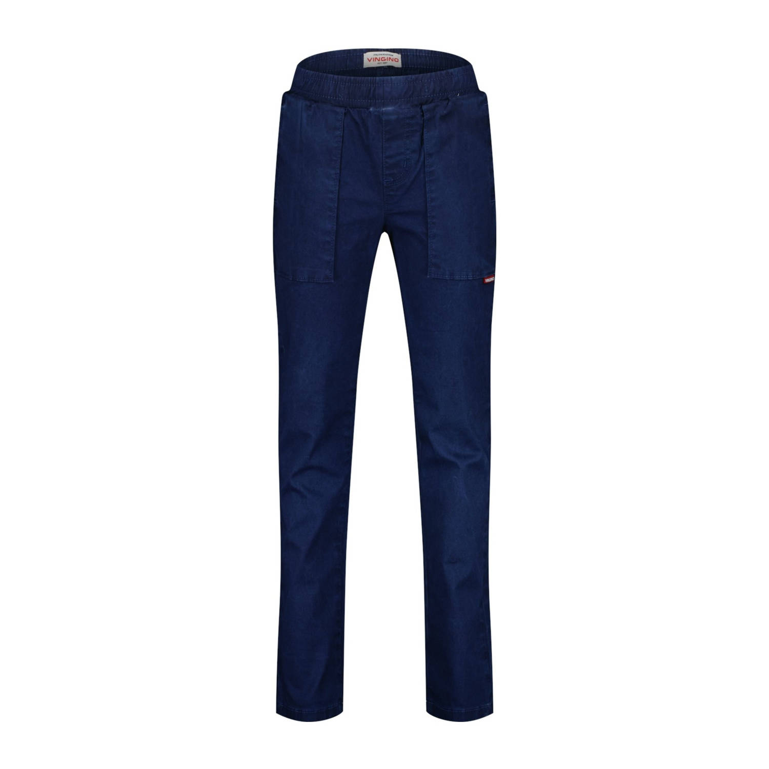 Vingino straight casual broek donkerblauw