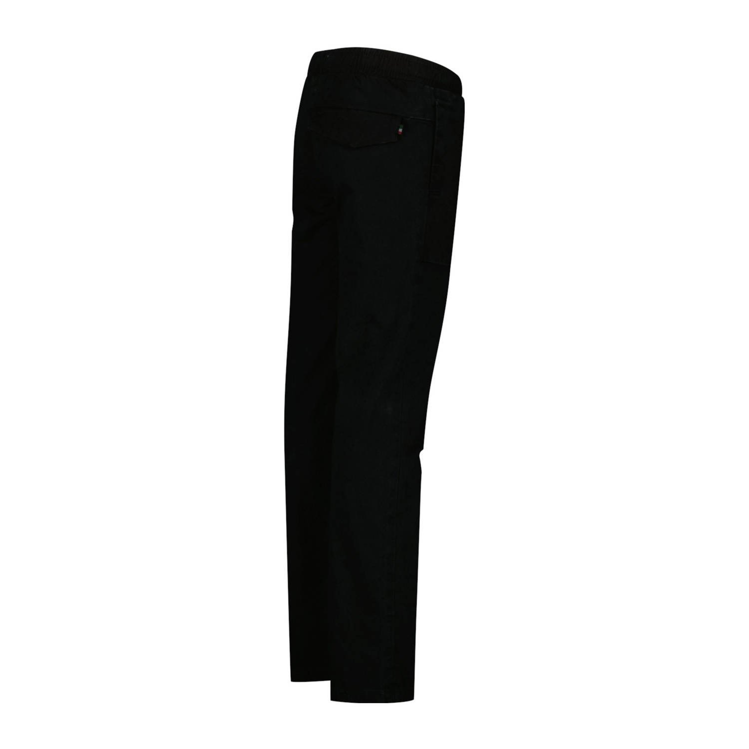 Vingino straight casual broek zwart
