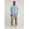 G-STAR slim fit polo Dunda grijsgroen