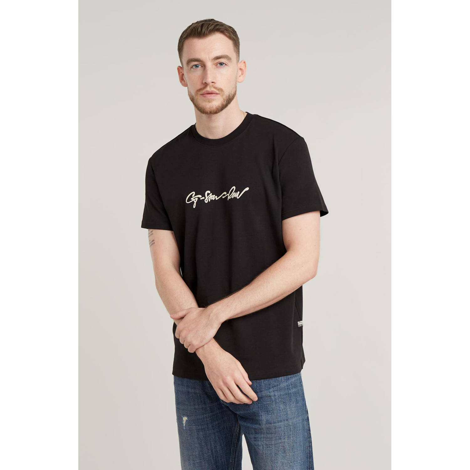 G-STAR T-shirt zwart