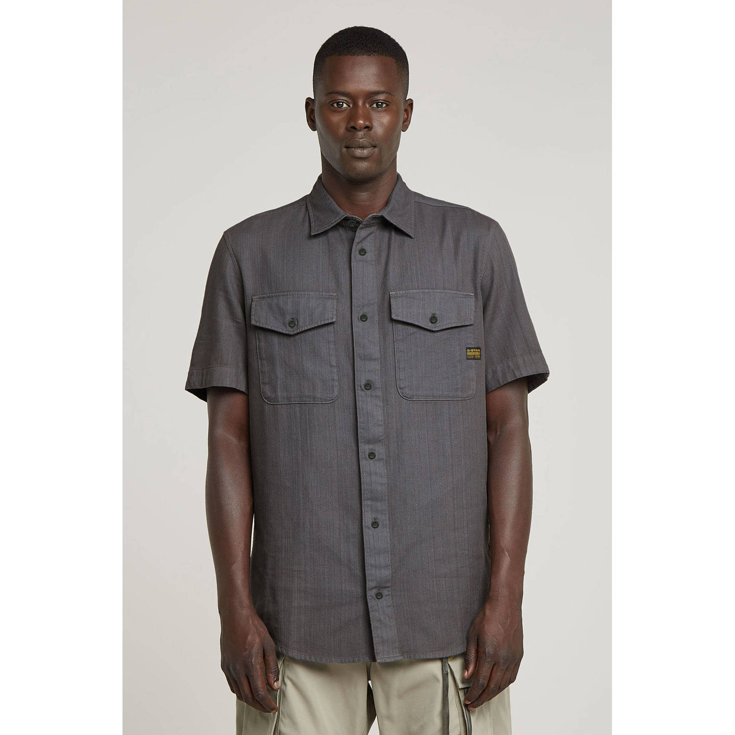 G-Star RAW Marine Slim Shirt Grijs Heren
