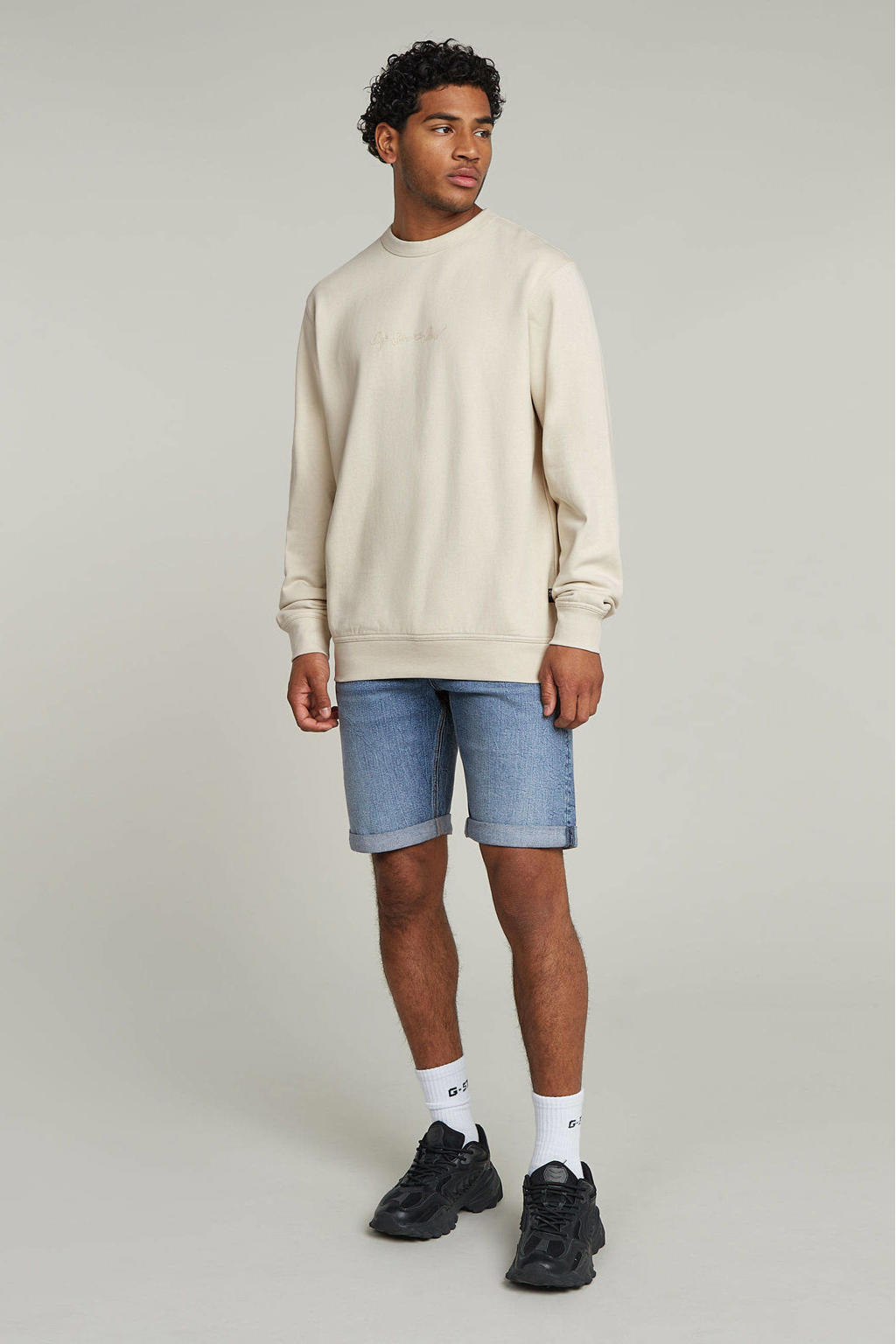 G-STAR Mosa regular denim short blauw