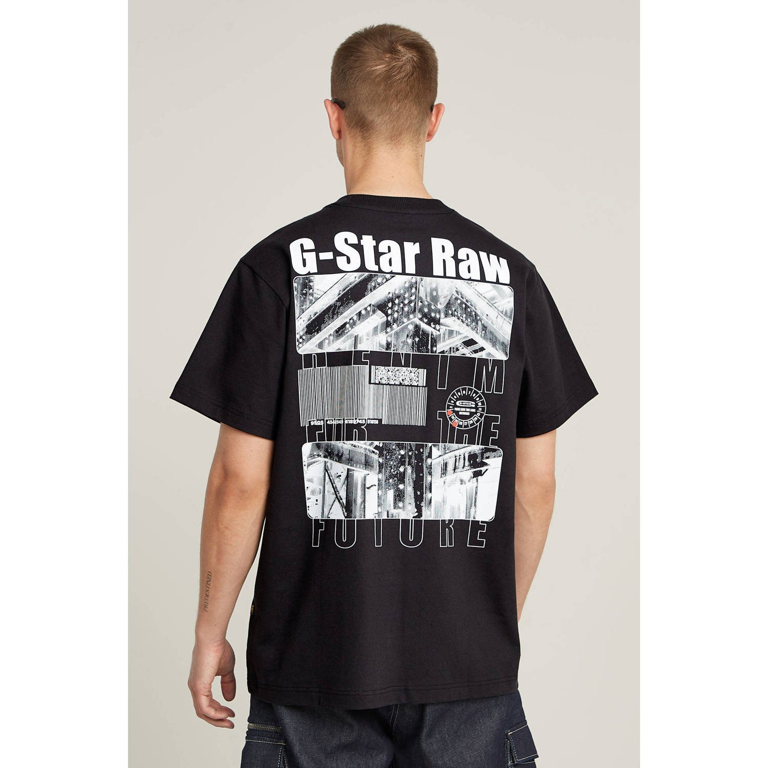 G-STAR T-shirt zwart