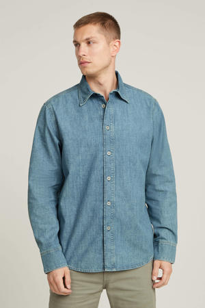 casual denim overhemd lichtblauw