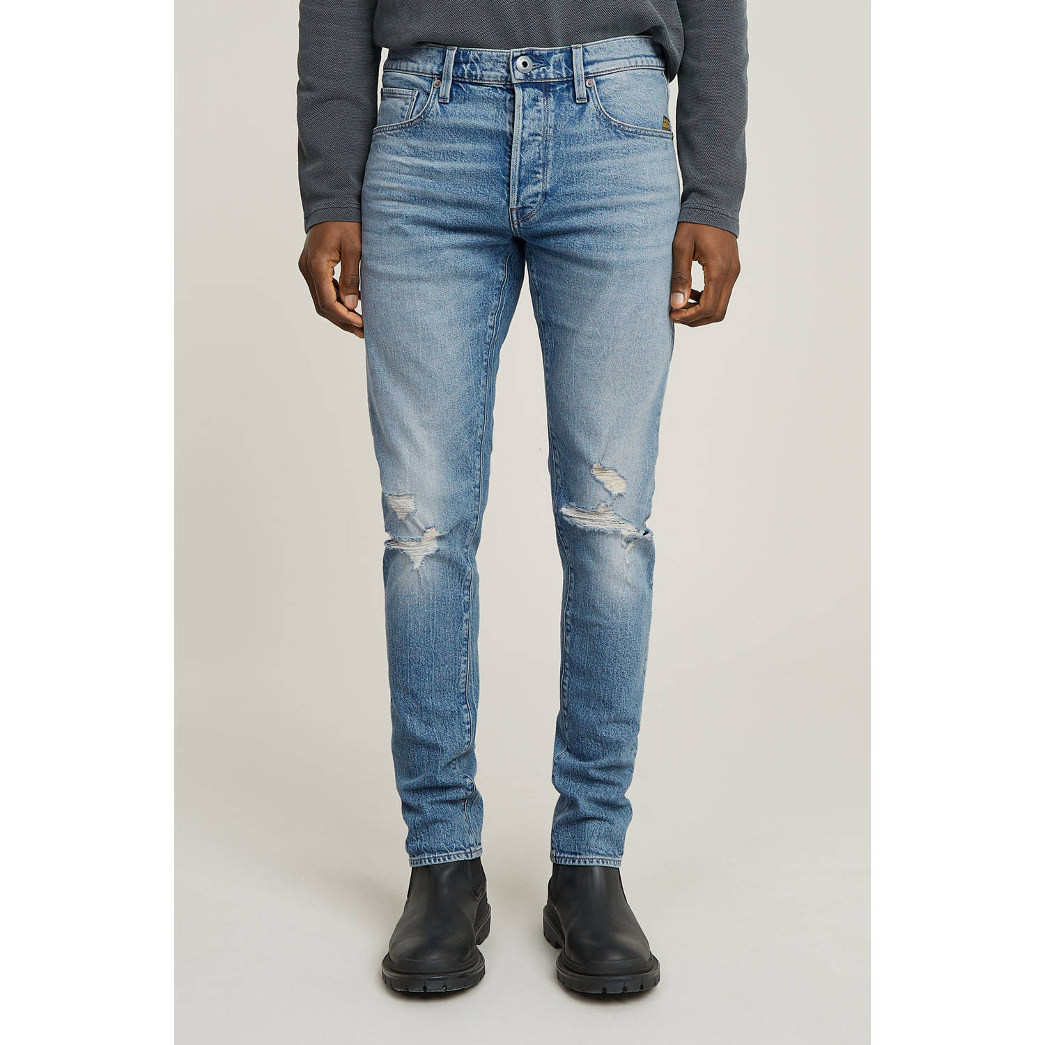 G-Star RAW 3301 Slim Jeans Midden blauw Heren
