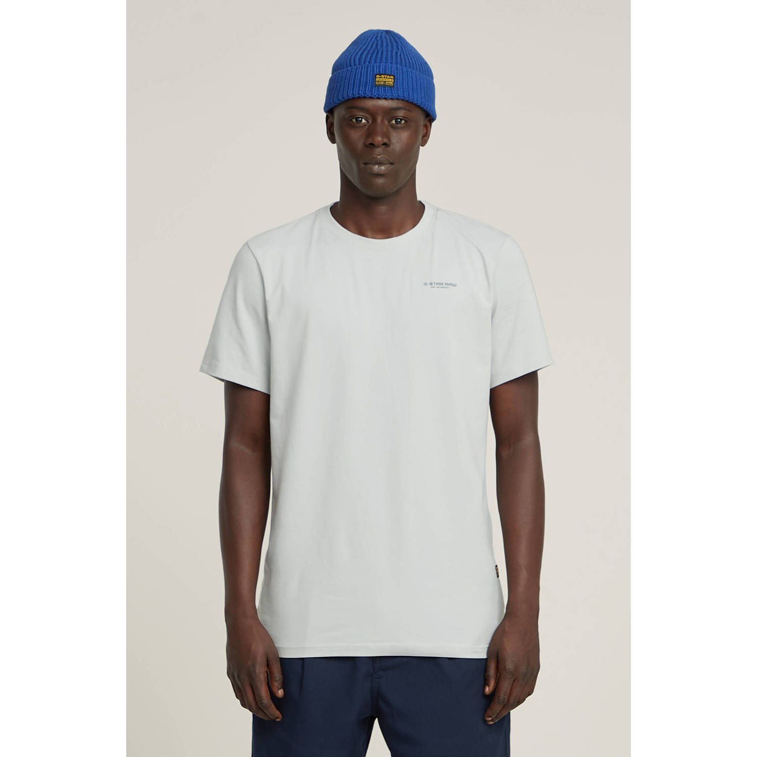 G-STAR RAW Heren Polo's & T-shirts Slim Base R T S s Ecru
