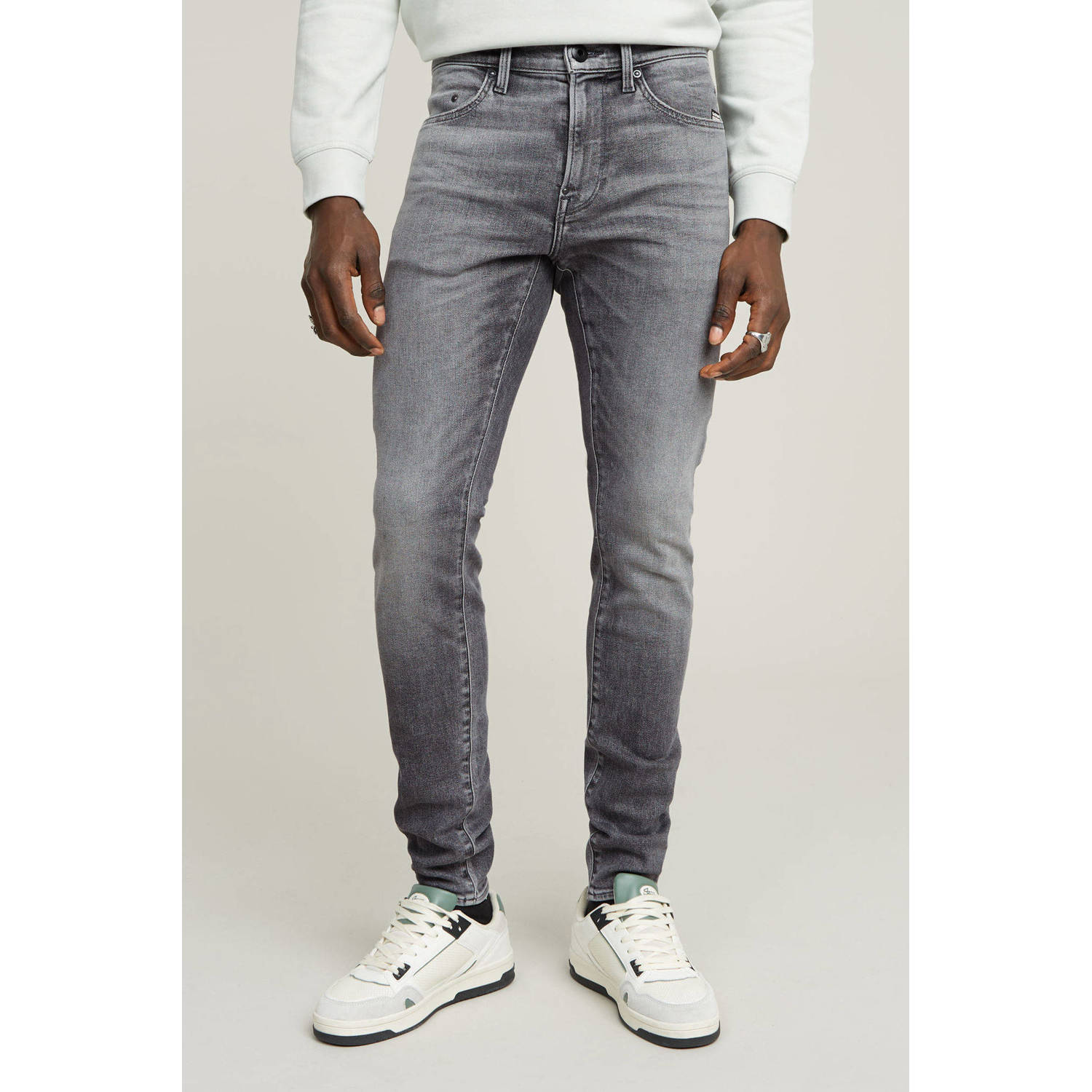 G-Star RAW Revend FWD Skinny Jeans Grijs Heren