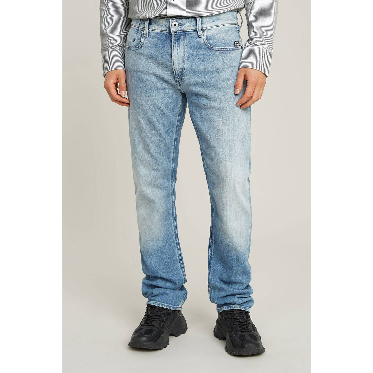 G-Star RAW Mosa Straight Jeans Midden blauw Heren