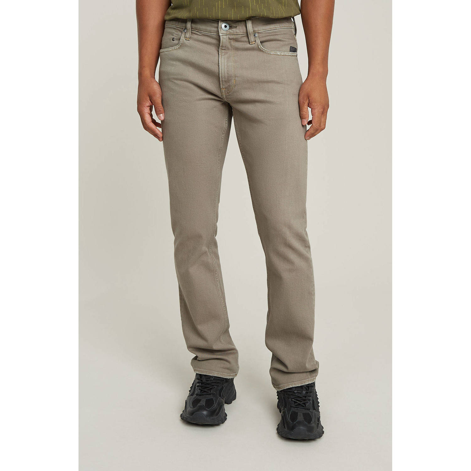 G-Star Raw Straight fit jeans met steekzakken model 'Mosa'