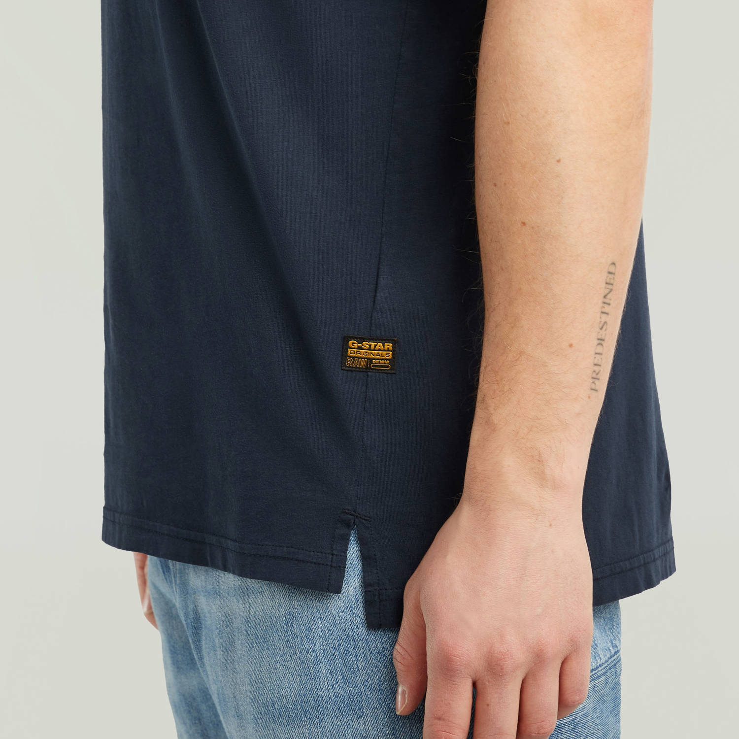 G-STAR regular fit T-shirt Nifous donkerblauw