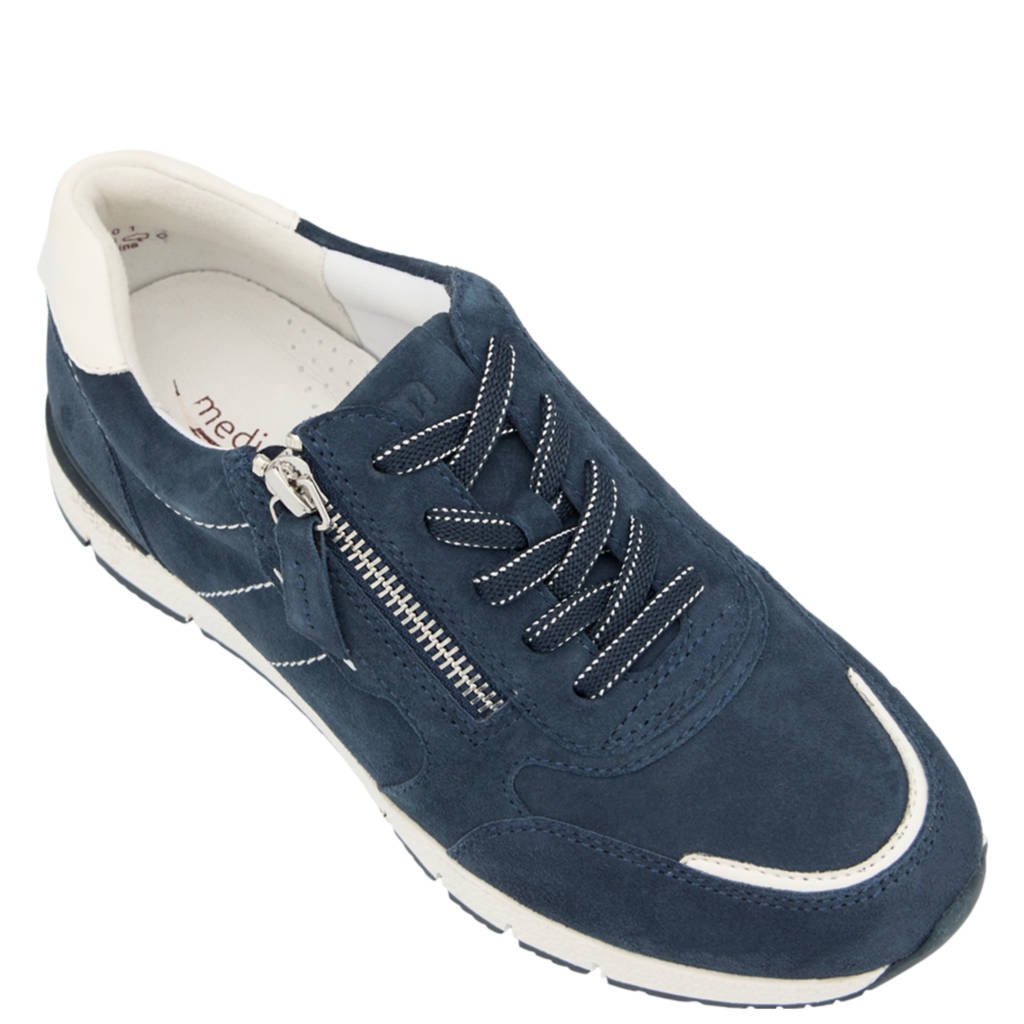 Medicus leren sneakers blauw kopen? Morgen in huis wehkamp