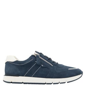 leren sneakers blauw