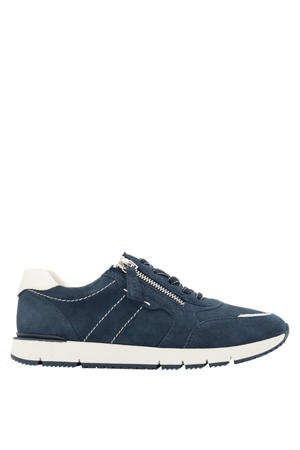 leren sneakers blauw
