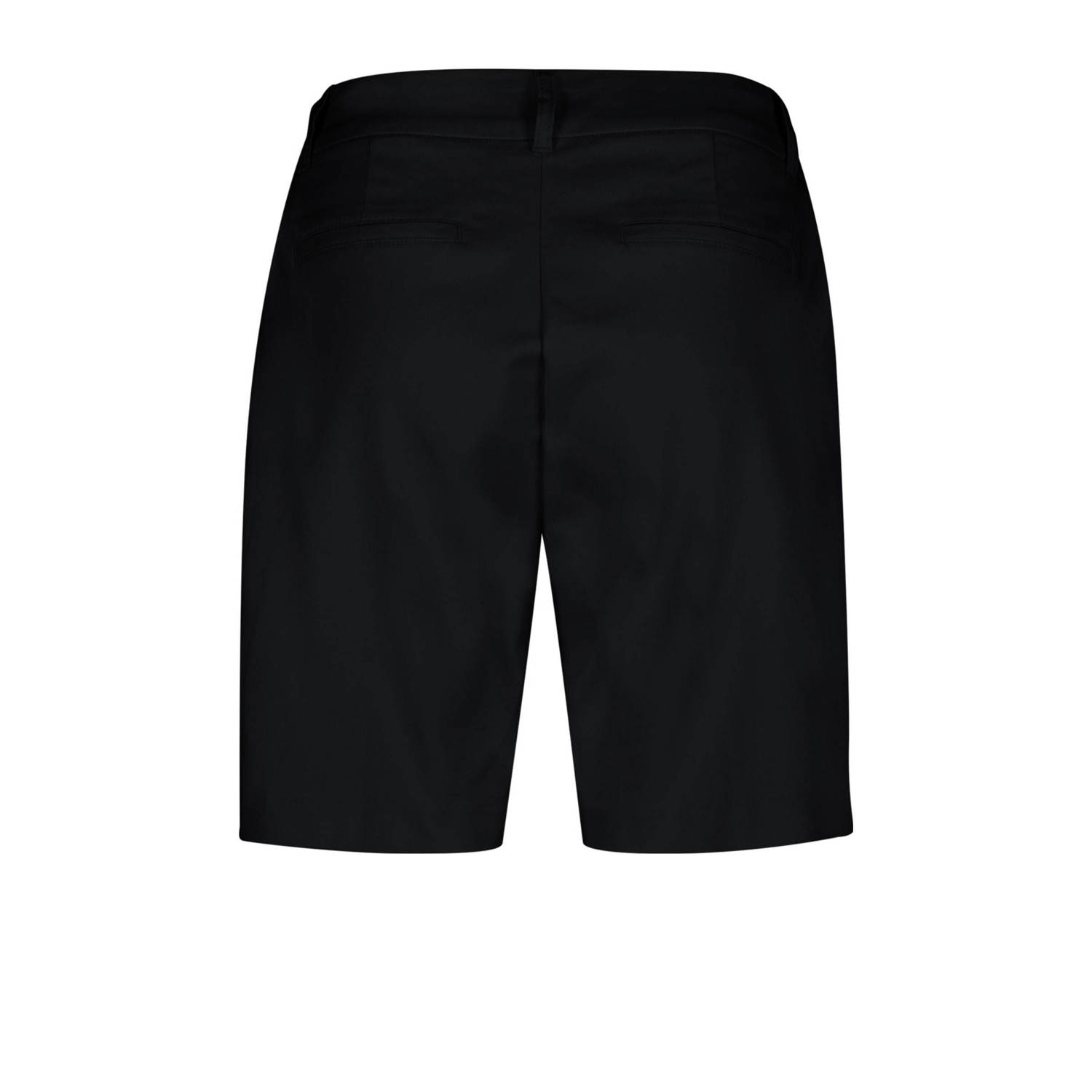 Red Button slim high waist casual short zwart